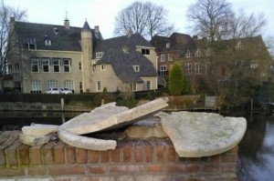 monument polderstraat alblasserdam vernield
