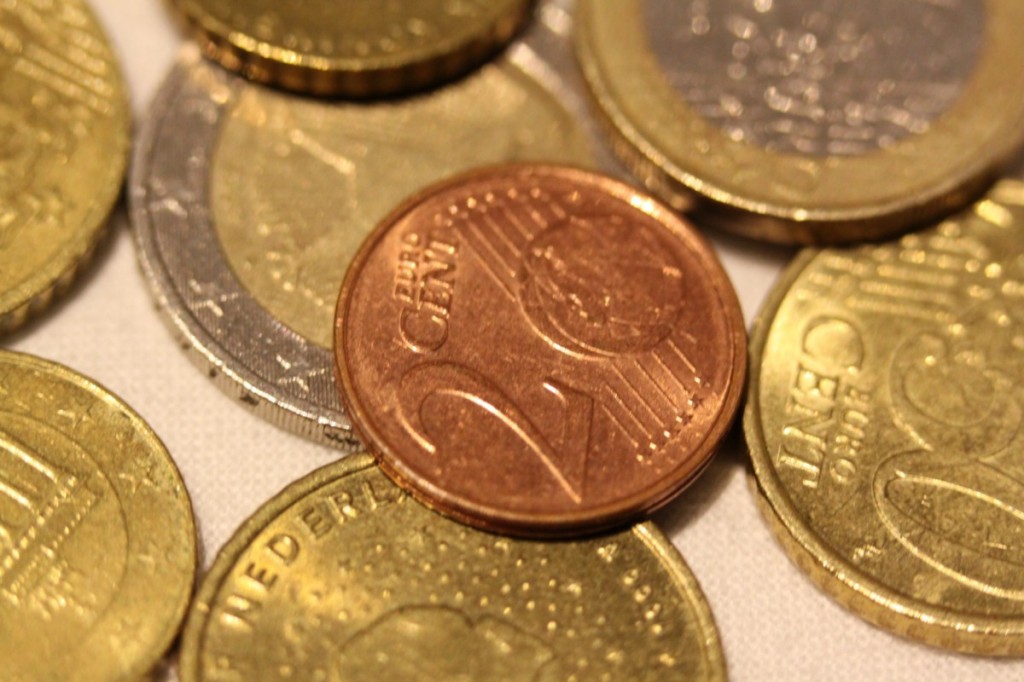 munten euro geld muntstukken