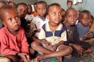 Schoolkinderen Ethiopie