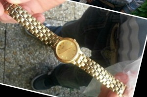 Gouden horloge gevonden