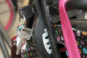 Fietssleutel slot fietsslot sleutels sleutelbos