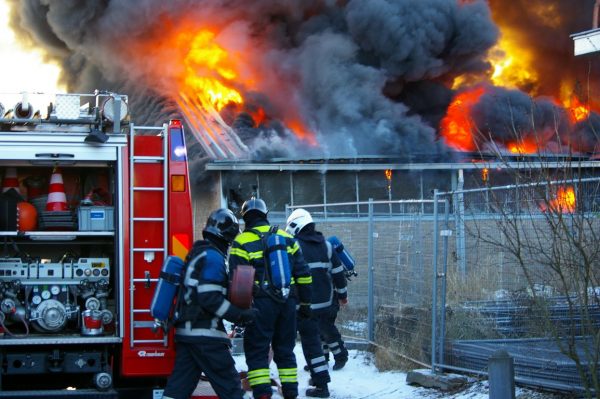 Het garagebedrijf van Bochanen brandde in 2009 tot de grond toe af. 