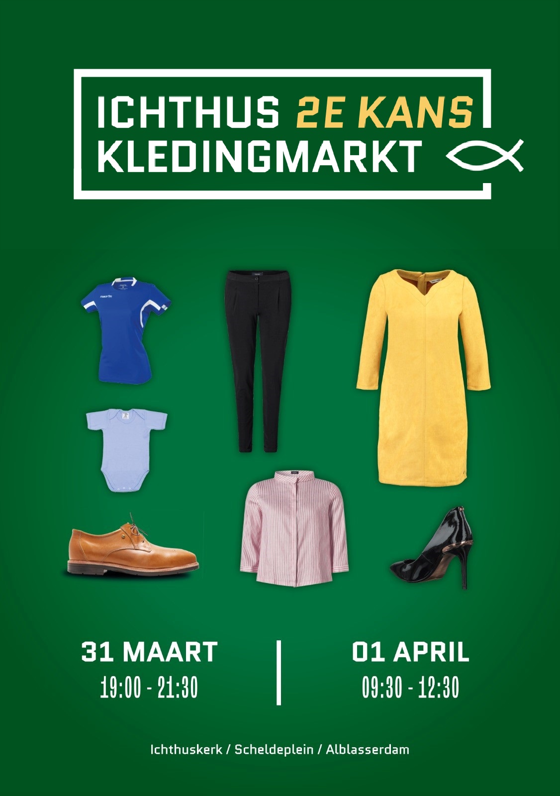 vloek Schrijft een rapport Gezamenlijk Vrijdag en zaterdag markt met tweedehands kleding bij kerk in Alblasserdam  - Alblasserdamsnieuws.nl